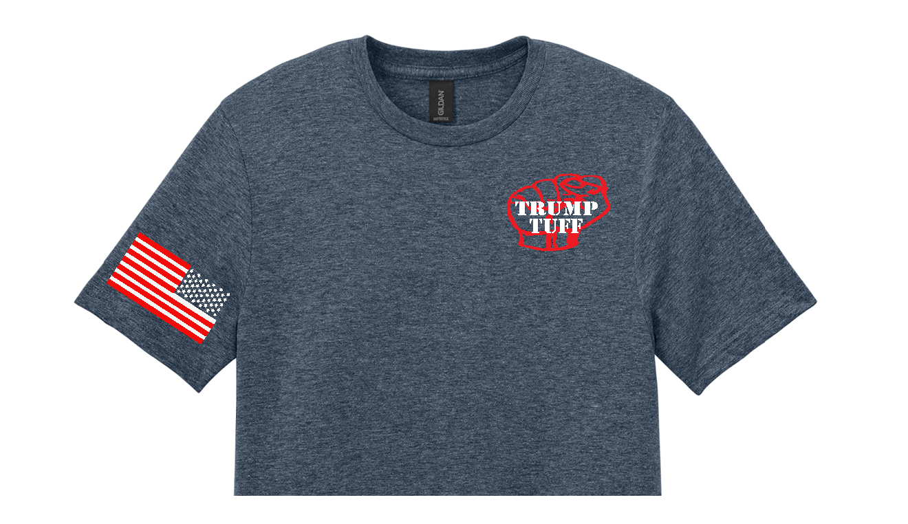 Trump Tuff T-Shirt Navy Heather